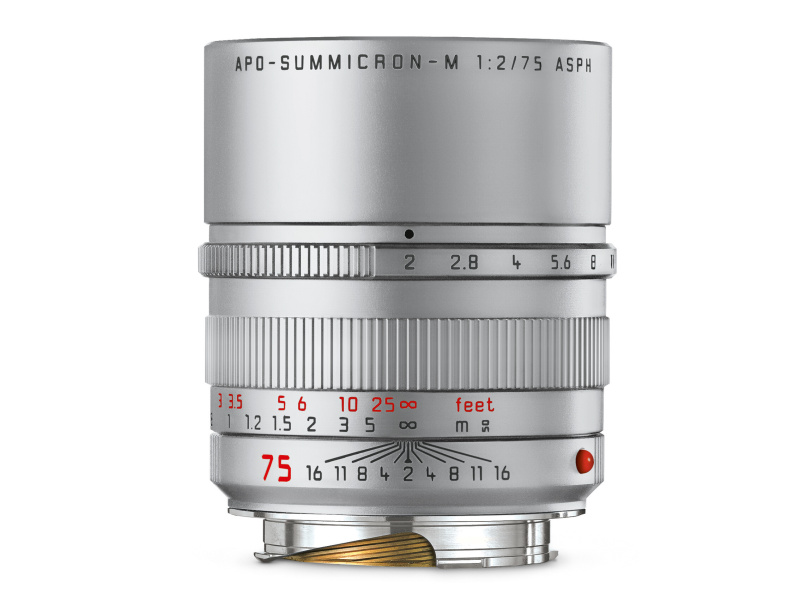 アポ・ズミクロンM f2/75mm ASPH.（シルバーアルマイト）