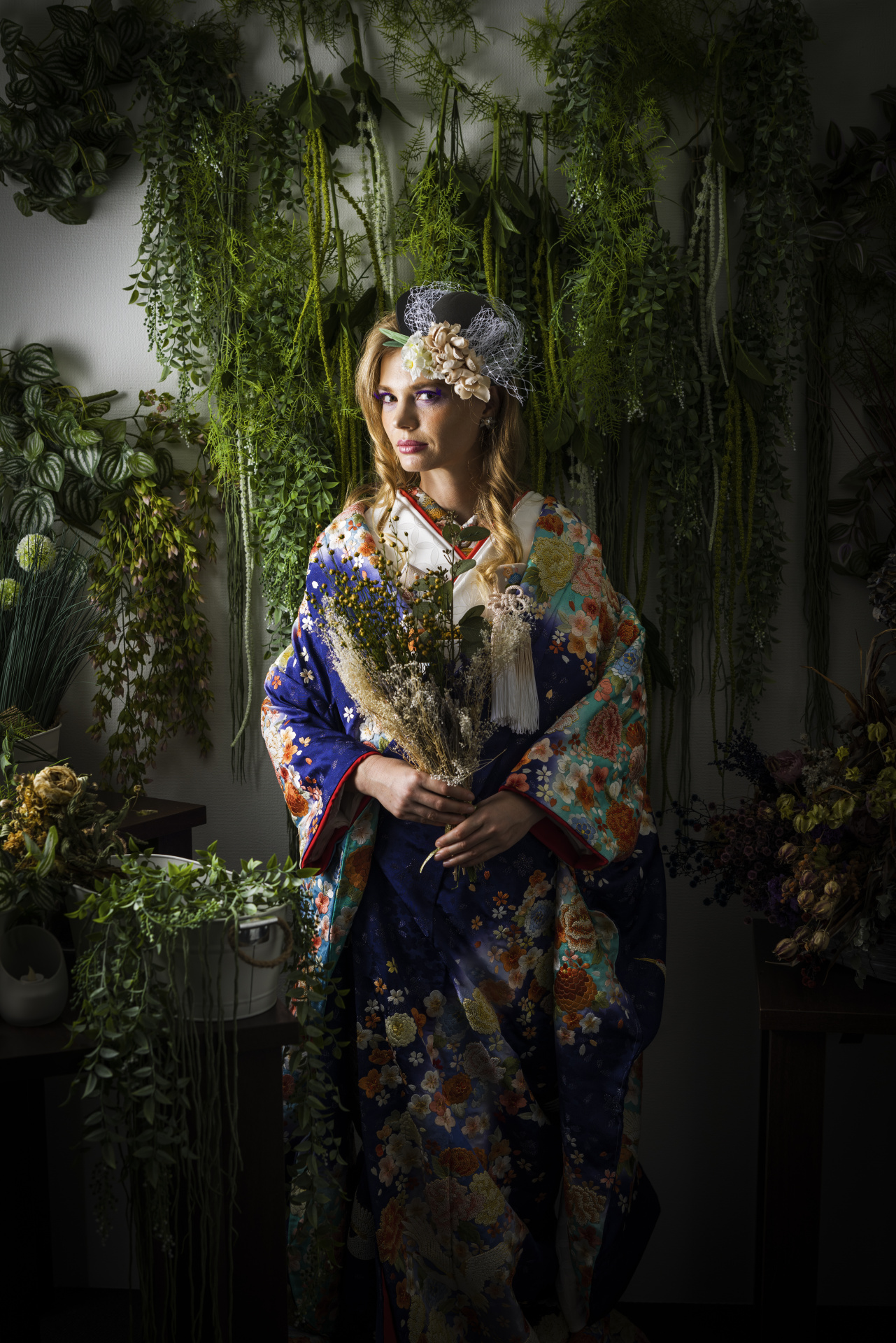 着物のカタログ撮影。一本一本の糸が描写され、着物をさらにゴージャスに表現できました。<br>LEICA SL2　SUMMILUX-SL F1.4/50mm ASPH.　F4　１/160秒　ISO 100