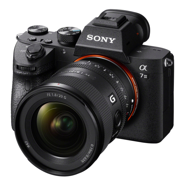 α7 IIIへの装着イメージ。