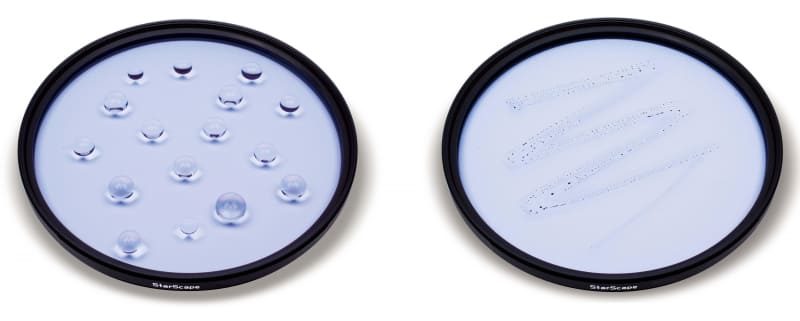 撥水・防汚コーティングのテスト結果（提供：マルミ光機株式会社）