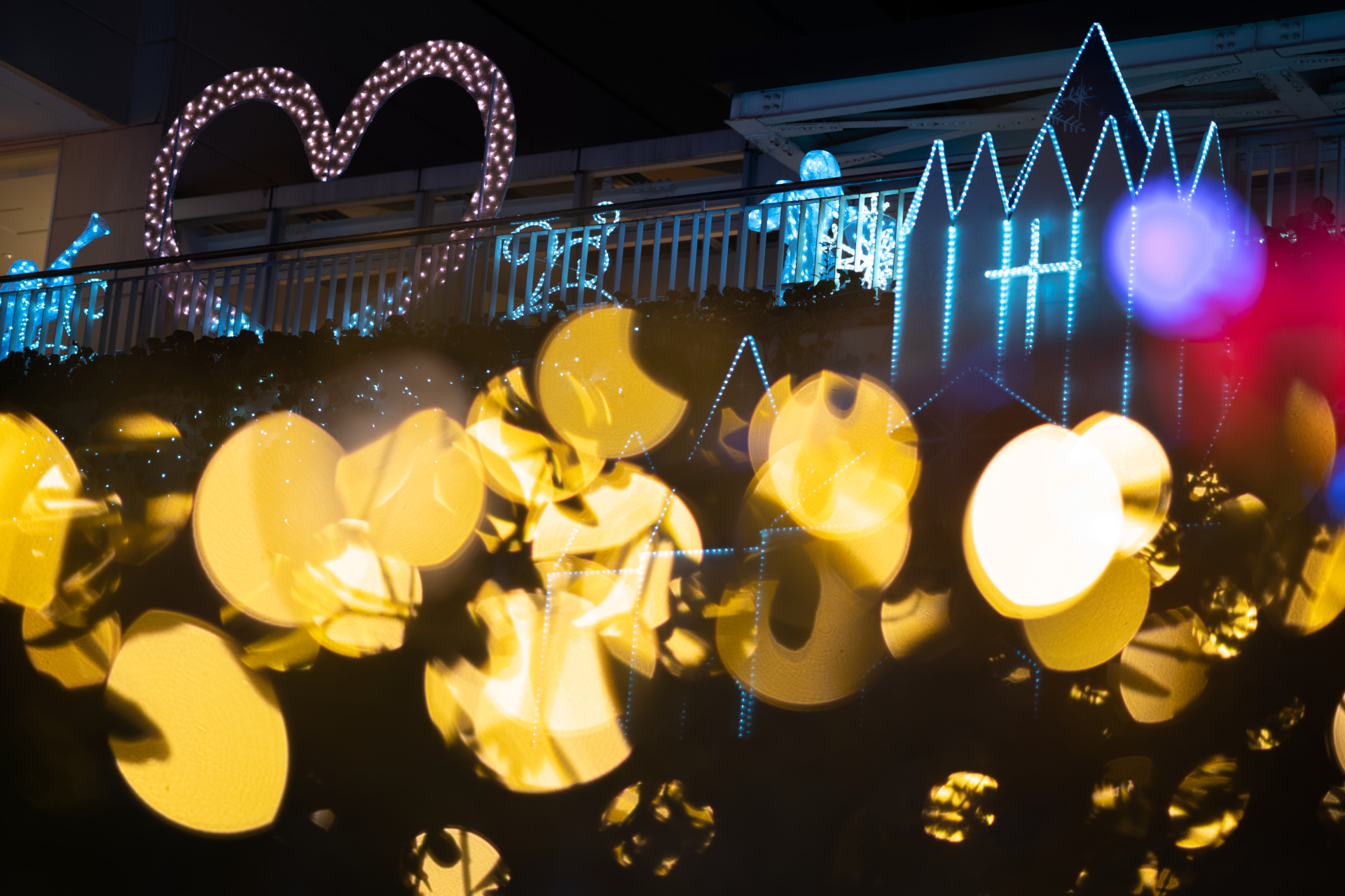 多重露光ではなくストレート撮影だが、前ボケを駆使すると、肉眼とはまったく異なる印象に。ライカM10-P / ISO100 / F1.5 / 1/60秒 / WBオート