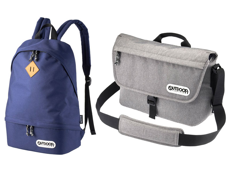 左 カメラデイパック03 / 右 カメラショルダーバッグ 05