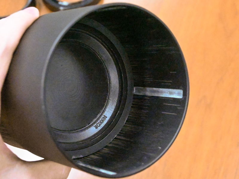 内蔵フードの内側