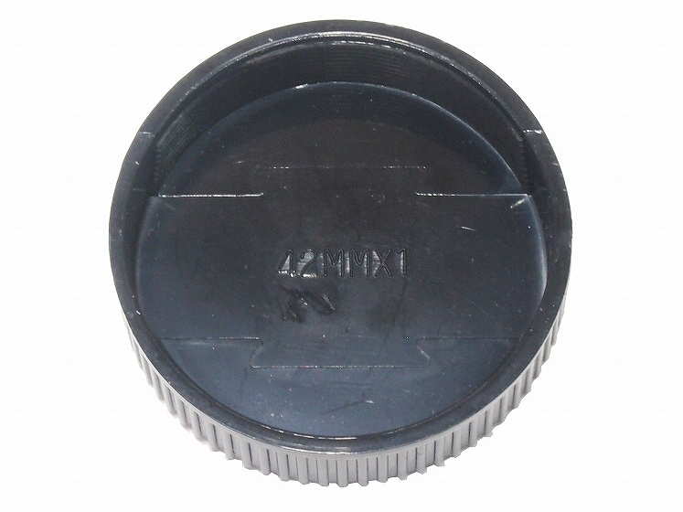 M42スクリューマウント用レンズリアキャップ（UNX-8621）