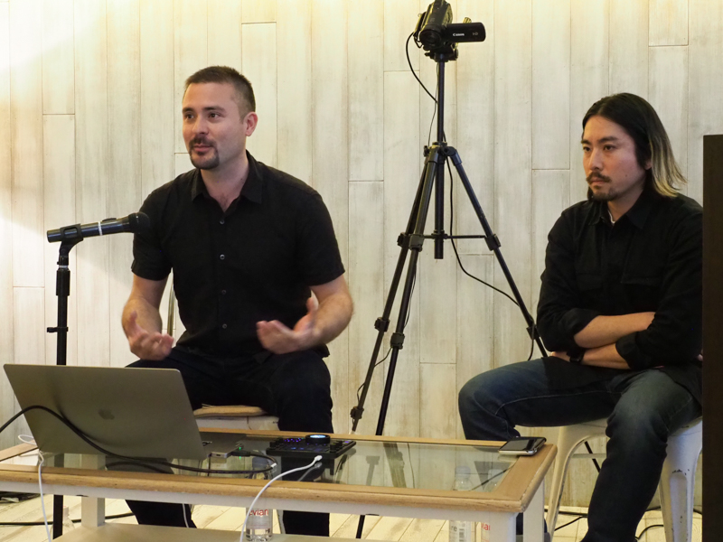 VERYbig株式会社の森本コナン氏（左）と有慶太氏（右）