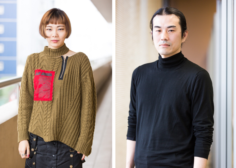 片山真理さん（左）、横田大輔さん（右）