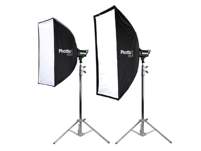 左 Raja Quick-Folding Softbox 60×90cm/右 Raja Quick-Folding Softbox 80×120cm