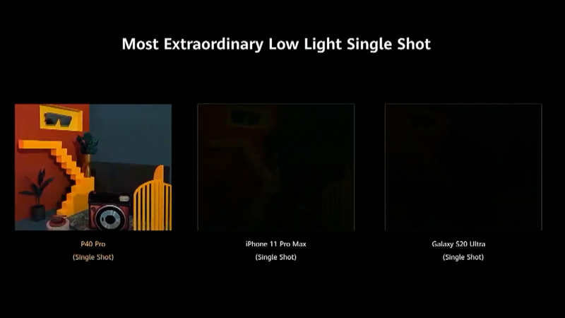 ライバル機より暗所撮影に強いことを示す作例。