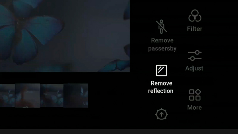 編集画面に各機能のボタンがある。