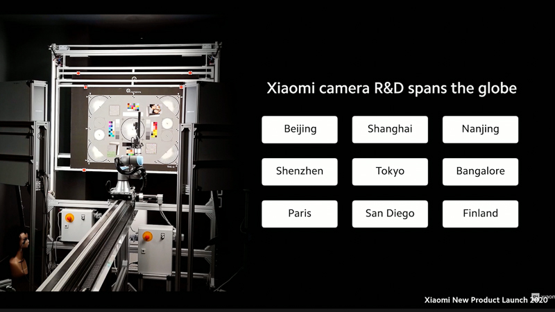 カメラ機能の開発拠点は世界に9か所。東京も含まれている。