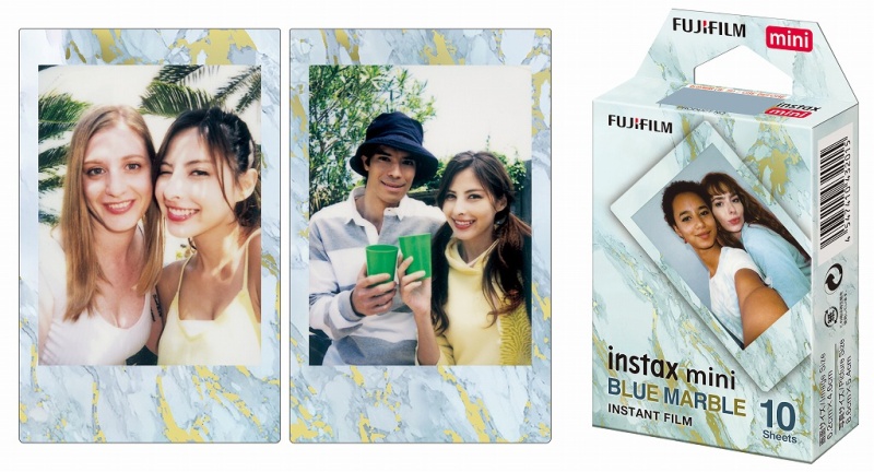 instax mini用「BLUE MARBLE」