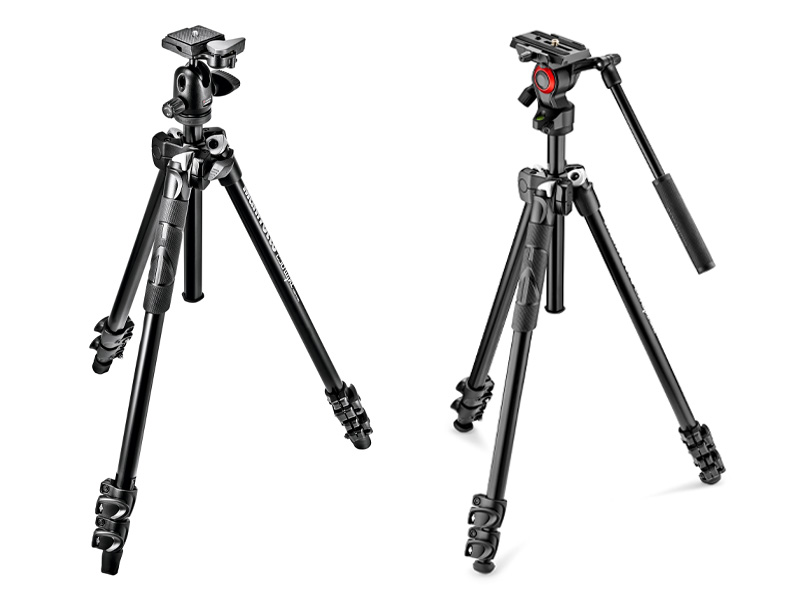 対象製品のうち「290LIGHTアルミニウム3段三脚＋ボール雲台キット」と「ビデオ三脚キット 290LIGHT＋MVH400AH」