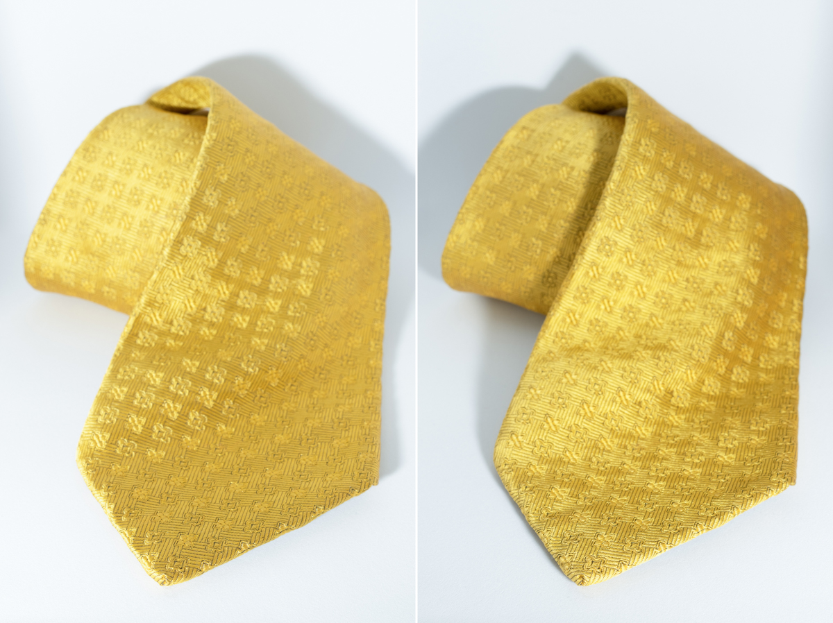 LEDライトを左から照射（左）、右からの照射（右）<br><span class="fnt-85">PENTAX K-70 /HD PENTAX-DA 35mmF2.8 Macro Limited / 絞り優先AE（F11・1/4秒・±0EV） / ISO 100</span>