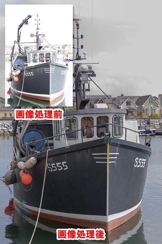 クオリティーの高い作品を見慣れている審査員には、撮影での失敗を誤魔化しても簡単に見破られてしまいます。ハイライトの白飛びを無理矢理なくそうとしたり（左）、シャドウを明るく持ち上げすぎたり（右）など、画像処理による不自然さには特に敏感です。失敗写真は勇気を持ってセレクトから外すことで、その後の撮影で同じミスを繰り返さないようになるでしょう。そのようにしてレベルアップを図ることで、入賞に一歩近づくことができます。