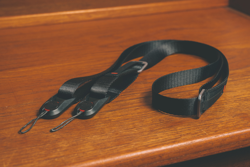 ストラップ：peak design L-BL-3（リーシュ カメラストラップ ブラック）