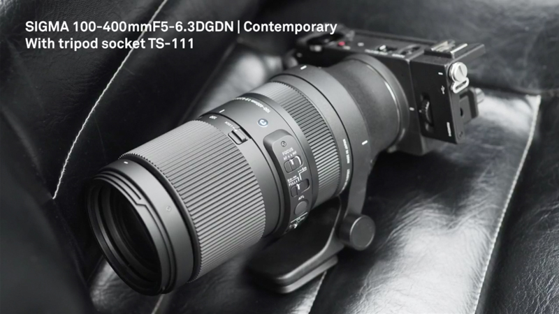 大曽根氏がお気に入りの、三脚座を取り付けたスタイル。