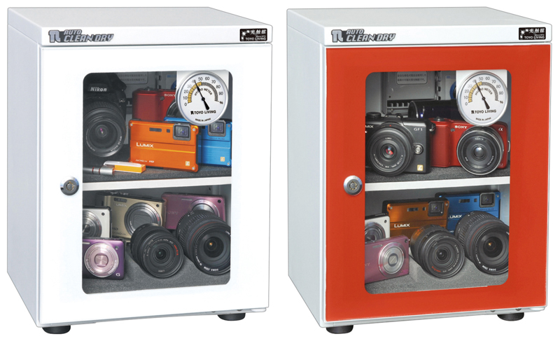 左からED-25CAM（W）、ED-25CAM（RW）