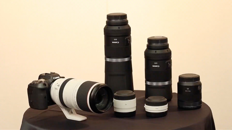 新たに6本のレンズ（エクステンダーを含む）が加わる。