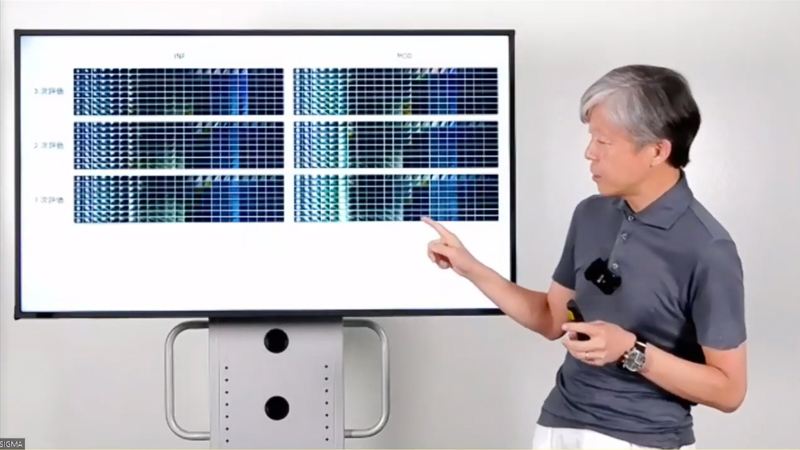今回は3,000枚以上を実写解析したという。