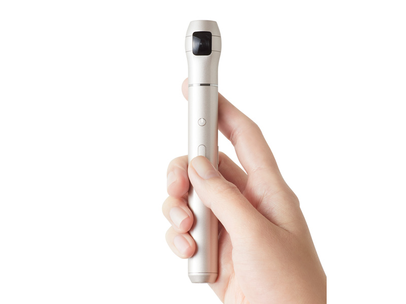 ベクノスが開発中の全天球カメラ