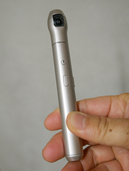 ベクノスが開発中の全天球カメラ