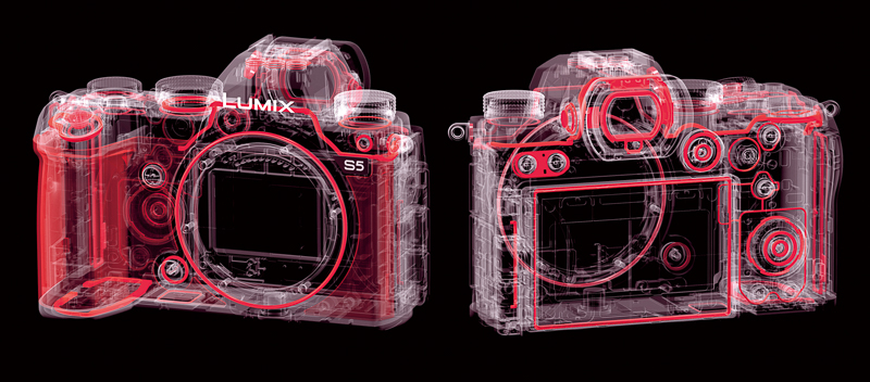 防塵防滴シーリングの構造図。