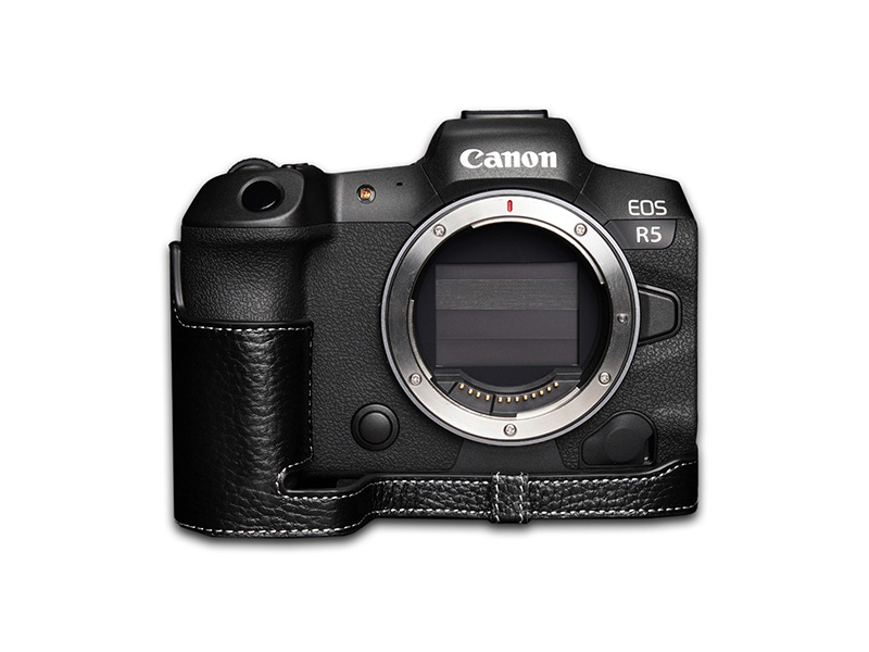 TP Original Canon EOS R5 用 ボディーハーフケース ブラック