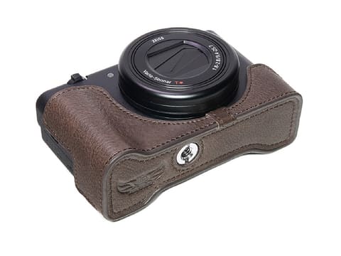 キヤノンEOS R5、ソニーVLOGCAM ZV-1用のレザーケース - デジカメ Watch