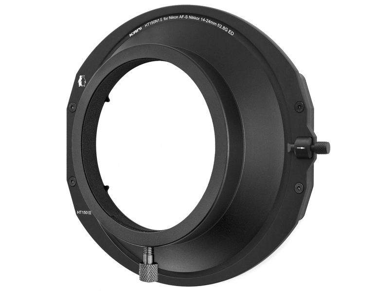 <center>HT IIIモデルより。ニコンAF-S NIKKOR 14-24mm f/2.8G ED対応ホルダー</center>