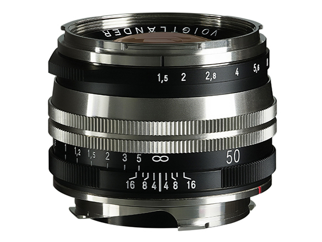 NOKTON Vintage Line 50mm F1.5 Aspherical II VM（ニッケル・ブラックペイント/SC）