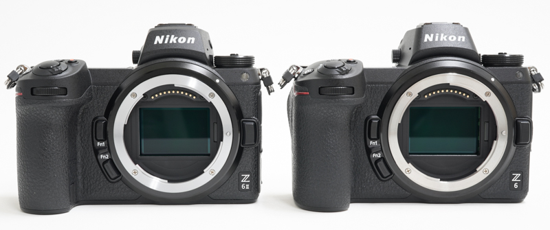 左からZ 6II、Z 6（以下同）