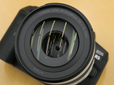 キヤノン、F4標準ズーム並みに小型化した「RF70-200mm F4 L IS USM