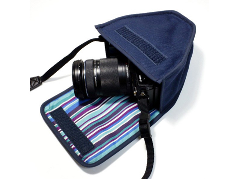 8号帆布を使用したOM-D E-M10 Mark IV用の布製カメラケース - デジカメ