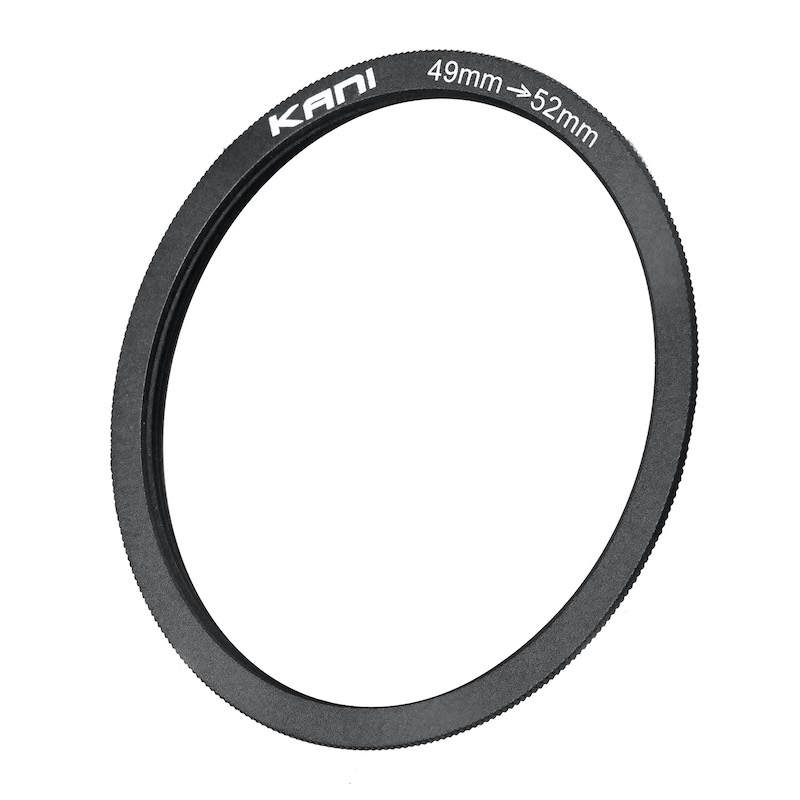 付属の52-49mmステップダウンリング