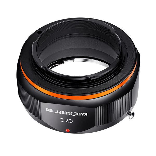 K&F Concept レンズマウントアダプター KF-CYE.P（ヤシカ・コンタックスマウントレンズ → ソニーEマウント変換）