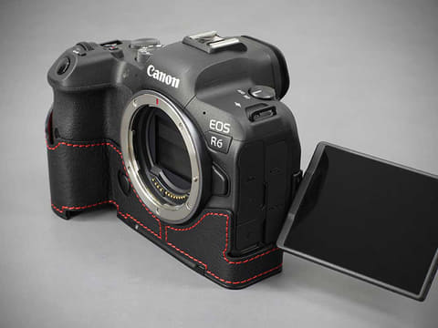 LIM'S Design、「EOS R6」用のレザー製カメラケース - デジカメ