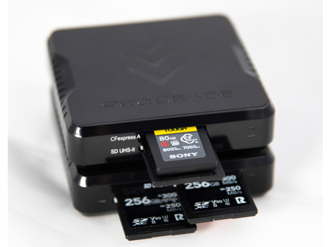 プログレードデジタル、CFexpress Type A+SD UHS-IIに両対応した