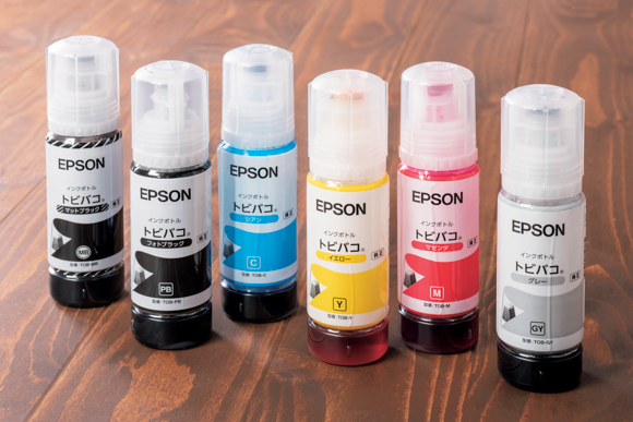 EPSON トビパコ インクカートリッジ 70ml 各色セット