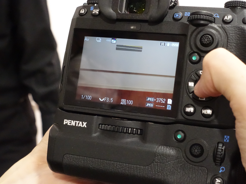 ライブビュー画面