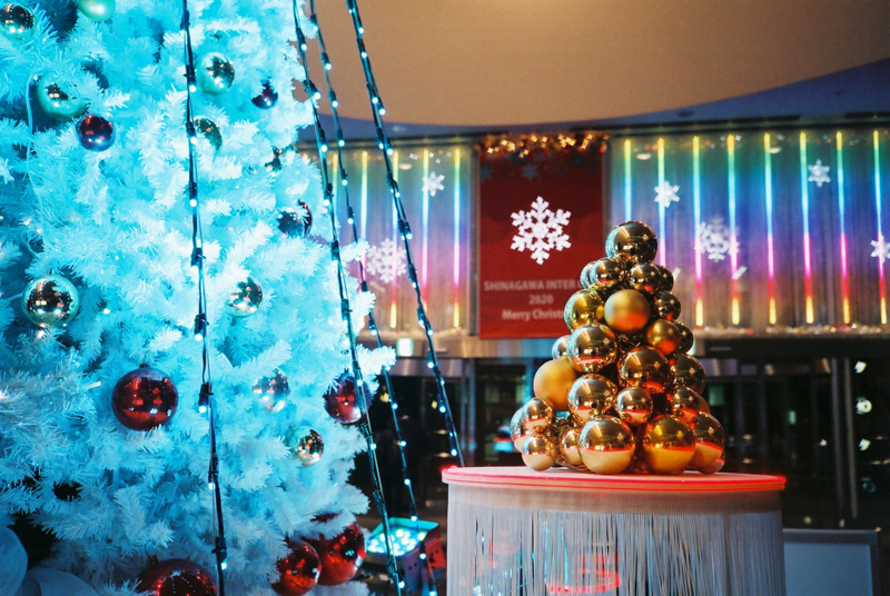 オリンパスXAで撮影したイルミネーションの写真