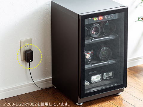 木目調デザインの防湿庫がサンワダイレクトで発売 - デジカメ Watch