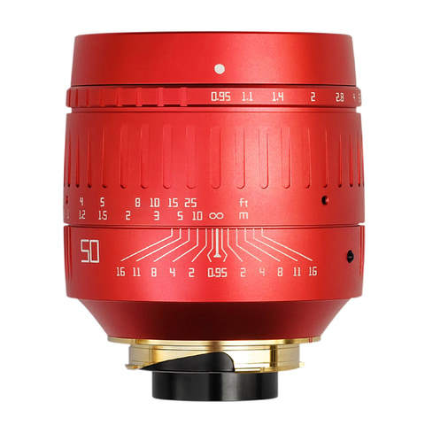 2021年新春・丑年記念のメタリックレッド仕様「TTArtisan 50mm f/0.95