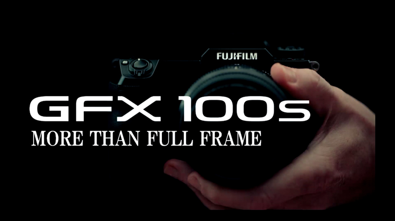 GFX100S。キーワードは「MORE THAN FULL FRAME」