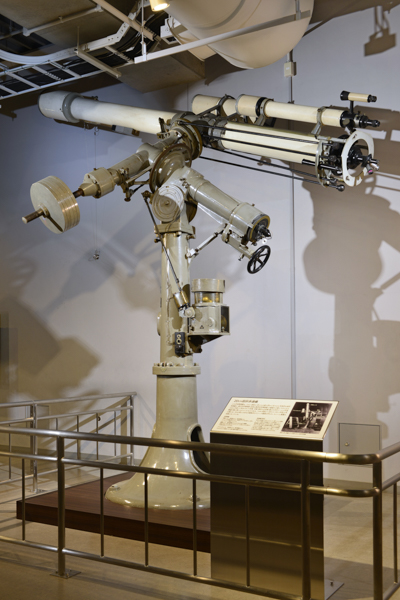 国立科学博物館に展示されている二十糎（20センチ）赤道儀