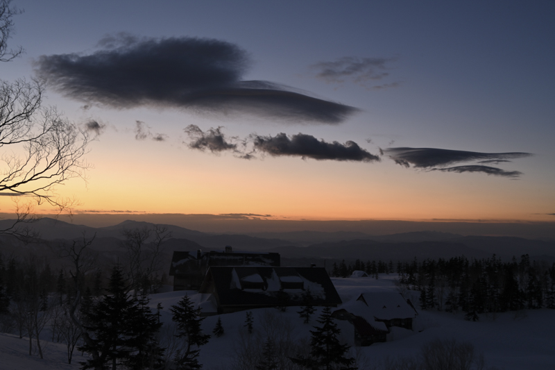 露出を空に合わせた