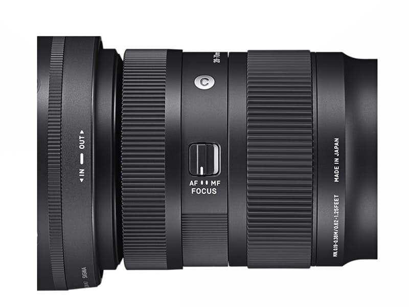 スイッチ類はフォーカス切り替えスイッチのみ