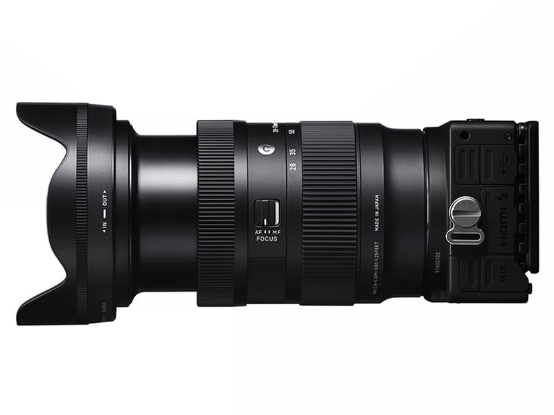 SIGMA fpに装着した状態