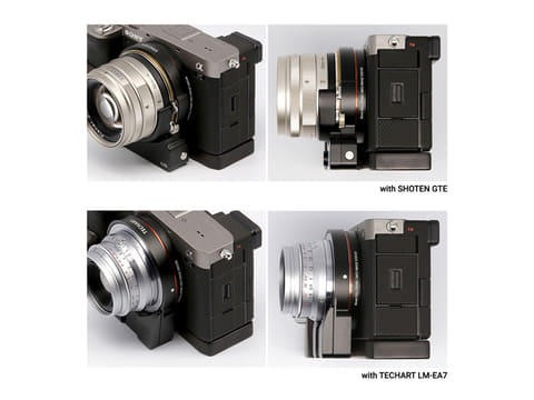 SHOTEN、「FUJIFILM X-S10」「α7C」用のウッドグリップ - デジカメ Watch