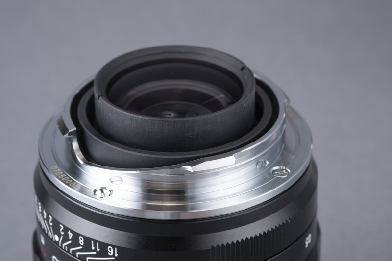 後玉は比較的出っ張っている。