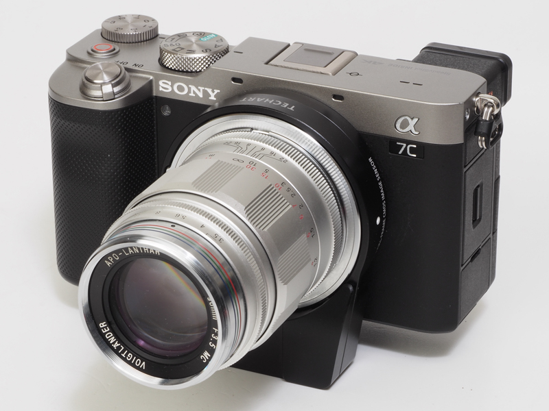 アポランター50mm F2の描写力とか、発表されたばかりのアポランター35mm F2も話題ですが、アポランター90mmはコシナ・フォトレンダーのベッサ登場からほどなくしてラインアップされました。小型軽量で素晴らしい描写ですが、誰もその良さが理解できなかったのでしょうか。見つけたら買っておいたほうがいいと思いますよ。像の目玉の上に虫の卵らしきものを発見して背中がゾワゾワしております。